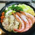 リクママ0505's cooksnap of when they made 黄金比のスープ★塩ちゃんこ鍋.