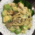 コック・シロクロ's cooksnap of when they made アボカドと舞茸のクリームパスタ.