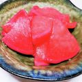 ♡♡おっきぃーの♡♡'s cooksnap of when they made 保存袋で簡単に!!　赤かぶの甘酢漬け.