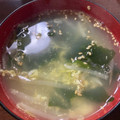 なつっこりー's cooksnap of when they made もやしと卵とカニカマの中華スープ.
