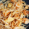 リックスコッティー's cooksnap of when they made エビとモヤシのキムチ炒め.