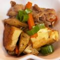 ゆな３５'s cooksnap of when they made 豚ごぼうこんにゃく厚揚げ人参のピリ辛炒め.