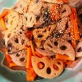 rayruna's cooksnap of when they made 麺つゆで簡単♡れんこんきんぴら.