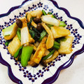あっこ姉's cooksnap of when they made 小松菜とお餅の甘辛炒め.