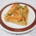 ＠迷子＠'s cooksnap of when they made ナポリタンなトースト.