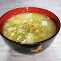 ＠迷子＠'s cooksnap of when they made とろりん♡コーンとキャベツの中華卵スープ.