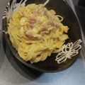 おくみの's cooksnap of when they made ホワイトソースで☆ベーコンカルボナーラ.