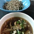 サスカベッチ's cooksnap of when they made 【卯月製麺】鶏ごぼうのつけそば.