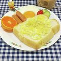 みかかめ's cooksnap of when they made 昆布茶とキャベツの簡単トースト♡朝食に♡.