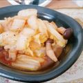 今日の勝家御膳's cooksnap of when they made ポン酢が決めて！白菜と豚肉のバター炒め.