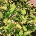 クックEPLZ0O☆'s cooksnap of when they made かぶの葉とちりめんじゃこ炒め.