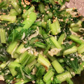クックEPLZ0O☆'s cooksnap of when they made かぶの葉とちりめんじゃこ炒め.