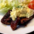 ばたみそーぱん☆'s cooksnap of when they made 鉄分補給に♪鮪の血合で南蛮タルタル添え.