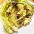クック0GGQBD☆'s cooksnap of when they made レタスとアンチョビにんにくのホットサラダ.