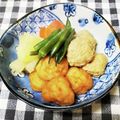 三つ葉つくし's cooksnap of when they made ＊揚げボールと鶏つくねの可愛い煮物＊.