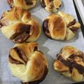 くれえん524's cooksnap of when they made 手作りチョコシートDEマーブルチョコパン.