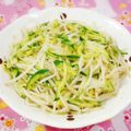 ふうはっちゃん's cooksnap of when they made ✿塩麹さんでもやしときゅうりのナムル✿.