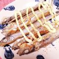 hitomi♪＊'s cooksnap of when they made ししゃも焼マヨ&ラー油&七味でヒ～ヒ～☝.