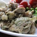 ちばたま's cooksnap of when they made 切り落とし肉で★青海苔ピカタ.