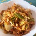 はっぴーゆりもん＊'s cooksnap of when they made 炒めるだけ簡単豚キムチ.