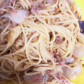 クック3Q10BC☆'s cooksnap of when they made ツナと玉ねぎの和風パスタ.