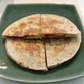 KarenW's cooksnap of when they made 我が家のケサディーヤ.