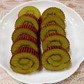 ♡ともりん's cooksnap of when they made 簡単！はんぺんで抹茶orココア伊達巻.