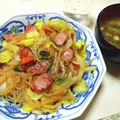 うたかた。's cooksnap of when they made 糖質制限！ダイエット白滝塩焼きそば.