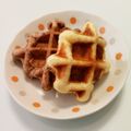 kmukuchap's cooksnap of when they made ベルギーワッフル♡激うま☆完成版！！.