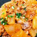 なーなちゃん's cooksnap of when they made 簡単美味！時短！コチュジャンで豚バラ大根.