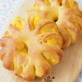 やぁめぇ's cooksnap of when they made カボチャのお花パン♪.