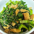 久留米ドンちゃん's cooksnap of when they made 冬といえばかつお菜！薄あげでゴマ油炒め♪.