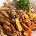お魚屋さんはるま。's cooksnap of when they made 超簡単！牛肉と牛蒡と舞茸の炒め煮！！.
