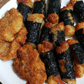 花嫁修業中。's cooksnap of when they made もちもち！！れんこんの海苔巻き揚げ♪.