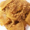 モチスケ✩小豆丸's cooksnap of when they made 簡単♪美味♪レンジ大根と鶏ミンチの炒め煮.