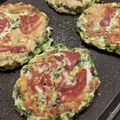 cacotan's cooksnap of when they made 大根葉のお好み焼き.