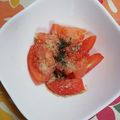くネコまろす's cooksnap of when they made トマトをすり胡麻とレモンで♪.