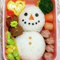 ☆ペペコ☆'s cooksnap of when they made キャラ弁 どうぶつの森のゆきだるま.