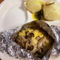 ひろ0922's cooksnap of when they made ブリあらで♪タルタルのシメジのホイル焼き.