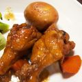 メリーベリー's cooksnap of when they made 全部入れて煮るだけ♡手羽元の甘辛煮♡.