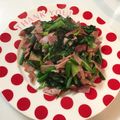 しーてっぷ's cooksnap of when they made 簡単お弁当♪ほうれん草ベーコンのマヨ炒め.
