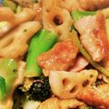 kappi355's cooksnap of when they made 甘辛★蓮根とブロッコリーと豚肉の中華炒め.