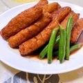 クックＦ8ＪＷ40☆'s cooksnap of when they made イカ入り天ぷら（練り物）の甘辛煮！.