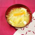 ふうはっちゃん's cooksnap of when they made もやし 人参 油揚げの味噌汁^^.