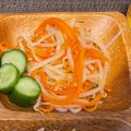 ぷーとんR's cooksnap of when they made 5分で副菜！もやしとニンジンの中華サラダ.