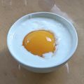 ラリー＆サラ's cooksnap of when they made 桃缶で美味★目玉焼き？ヨーグルト.