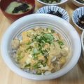 た～ちん＊'s cooksnap of when they made 葱だく親子丼☆蕎麦処風.