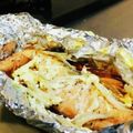 Visino's cooksnap of when they made 鮭のホイル焼き　.