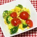 tokotann's cooksnap of when they made ブロッコリーとミニトマトのたまマヨ炒め.