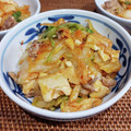 さくらスキップ's cooksnap of when they made ちぎり白菜と厚揚げと豚肉のキムチ炒め！.